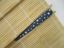 Load image into Gallery viewer, Bluish Gray Minimalist Hair Accessory 130mm Beak Style Upcycled Fabric Clip
