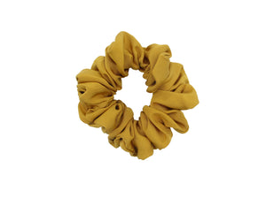 Upcycled Light Brown OOAK Unique Kimono Scrunchies, Ship from USA