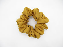 Load image into Gallery viewer, Upcycled Light Brown OOAK Unique Kimono Scrunchies, Ship from USA
