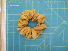 Load image into Gallery viewer, Upcycled Light Brown OOAK Unique Kimono Scrunchies, Ship from USA
