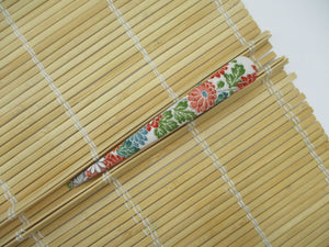 Colorful Floral Hair Claw, Kimono Alligator Clip, 130mm Ship from USA