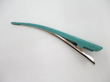 Load image into Gallery viewer, Japanese Kimono Long Alligator Clip, Ship from USA Turquoise Teal Blue
