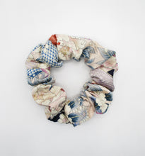 Load image into Gallery viewer, Vintage Silk Kimono Scrunchie Upcycled Eco Friendly Gift Idea
