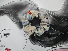 Load image into Gallery viewer, Vintage Silk Kimono Scrunchie Upcycled Eco Friendly Gift Idea
