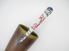 Load image into Gallery viewer, Katazome Silk Recycled Kimono Hair Clip, Japanese Gift Idea
