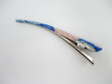 Load image into Gallery viewer, Statement Kimono Clip, Simple Long Alligator Metal Clip
