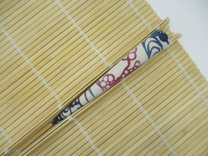 Katazome Silk Recycled Kimono Hair Clip, Japanese Gift Idea