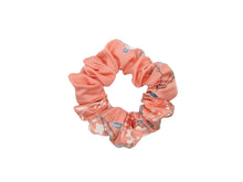 Load image into Gallery viewer, Pink Kawaii Floral Silk Kimono Scrunchies, Ship from USA
