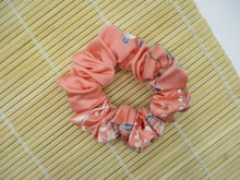 Load image into Gallery viewer, Pink Kawaii Floral Silk Kimono Scrunchies, Ship from USA
