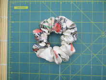 Load image into Gallery viewer, Elegant Floral Kimono Silk Scrunchies, Japanese Fabric
