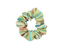 Load image into Gallery viewer, Silk Kimono Scrunchies, Japanese Fabric Hair Tie Elegant Pastel
