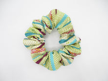 Load image into Gallery viewer, Silk Kimono Scrunchies, Japanese Fabric Hair Tie Elegant Pastel
