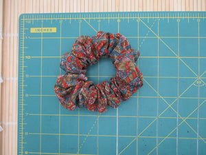Silk Kimono Scrunchies, Ship from USA Handmade Gift Ship from USA