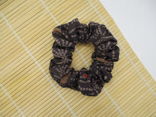 Load image into Gallery viewer, Eco Friendly Upcycled Silk Kimono Vintage Fabric Scrunchies Ship from USA

