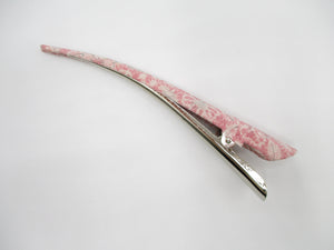 Sakura Pink Cherry Blossoms Kawaii Hair Claw, Alligator Clip, 130mm 5 1/8 inch