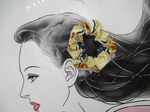 Silk Scrunchies, Kimono Scrunchie, Gorgeous statement Hair Tie.