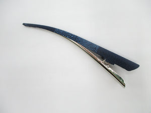 Long Kimono Claw Clip, Recycled Eco-Friendly Silk Fabric Clip 130mm