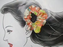 Load image into Gallery viewer, Vintage Kimono Scrunchies Ship from USA Upcycled Gift
