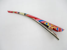 Load image into Gallery viewer, Colorful Statement Silk Fabric Simple Hair Slide, Kimono Accessory
