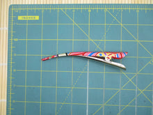 Load image into Gallery viewer, Colorful Statement Silk Fabric Simple Hair Slide, Kimono Accessory
