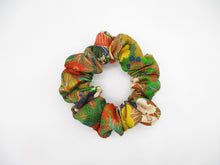 Load image into Gallery viewer, Vitamin Colors Silk Kimono Scrunchie, Upcycled Vintage Fabric Hair Tie
