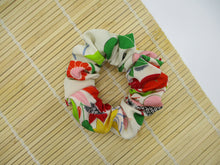 Load image into Gallery viewer, Upcycled Girls Kawaii OOAK Unique Kimono Scrunchies, Ship from USA
