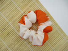 Load image into Gallery viewer, Orange Ombre Silk Kimono Scrunchies, Ship from USA
