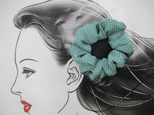 Load image into Gallery viewer, Eco Friendly Recycled Silk Kimono Scrunchies, Simple Kimono Hair Tie
