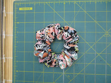Load image into Gallery viewer, Vintage Silk Kimono Scrunchies, Ship from USA Eco Friendly Gift Floral
