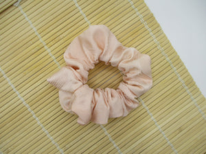 Pink Silk Kimono Scrunchies, Ship from USA Japanese Gift Idea