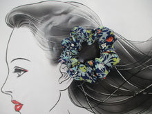 Load image into Gallery viewer, Silk Scrunchies, Kimono Scrunchie, Gorgeous statement Hair Tie
