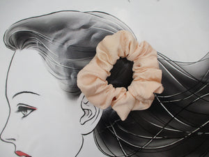 Pink Silk Kimono Scrunchies, Ship from USA Japanese Gift Idea