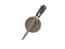 Load image into Gallery viewer, Elegant Recycled Vintage Kimono Fabric Covered 130mm Clip
