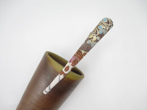 Eco Friendly Kimono Hair Clip, Long Metal Alligator Clip