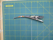 Load image into Gallery viewer, Elegant Recycled Vintage Kimono Fabric Covered 130mm Clip
