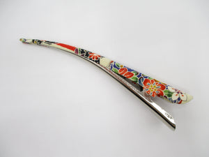 Elegant Floral Kimono Hair Clip Ship from USA 130mm 5 1/8 inch