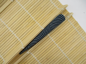 Blue Kimono Hair Clip, Minimalist Japanese Hair Claw Ship from USA