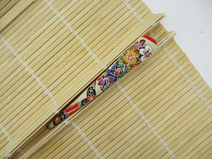 Elegant Floral Kimono Hair Clip Ship from USA 130mm 5 1/8 inch