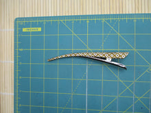 Load image into Gallery viewer, Brown Shibori Silk Kimono Hair Clip, 130mm Long Metal Ship from USA
