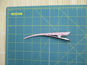 Sakura Pink Cherry Blossoms Kawaii Hair Claw, Alligator Clip, 130mm 5 1/8 inch