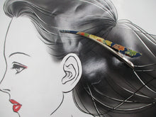 Load image into Gallery viewer, Blue Simple Minimalist Hair Kimono Clip
