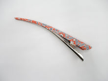 Load image into Gallery viewer, Pink and Gray Long Kimono Hair Clip
