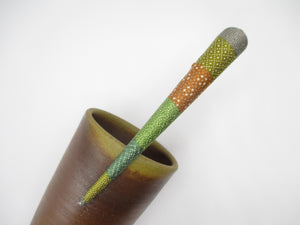 Long Kimono Claw Clip, Recycled Eco-Friendly Silk Fabric Clip 130mm