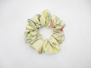 Silk Kimono Fabric, Japanese Vintage Fabric Scrunchy Ship from USA