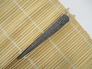 Kimono Hair Chopstick, Ship from USA Hair Clip 130mm 5 1/8 inch Gray