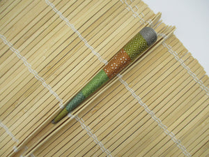 Long Kimono Claw Clip, Recycled Eco-Friendly Silk Fabric Clip 130mm