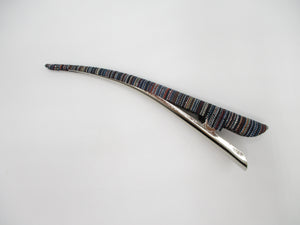 Kimono Hair Clip, Japanese Upcycled Kimono Hair Accessory Wabi Sabi