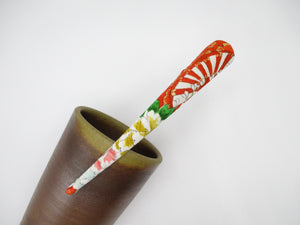 Statement Kimono Long Hair Accessory, Silk Recycled Fabric 130mm 5 1/8 inch