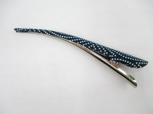 Load image into Gallery viewer, Blue Kimono Hair Clip, Minimalist Japanese Hair Claw Ship from USA
