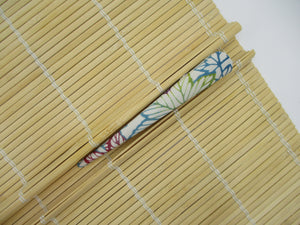 Katazome Long Silk Kimono Hair Clip Ship from USA